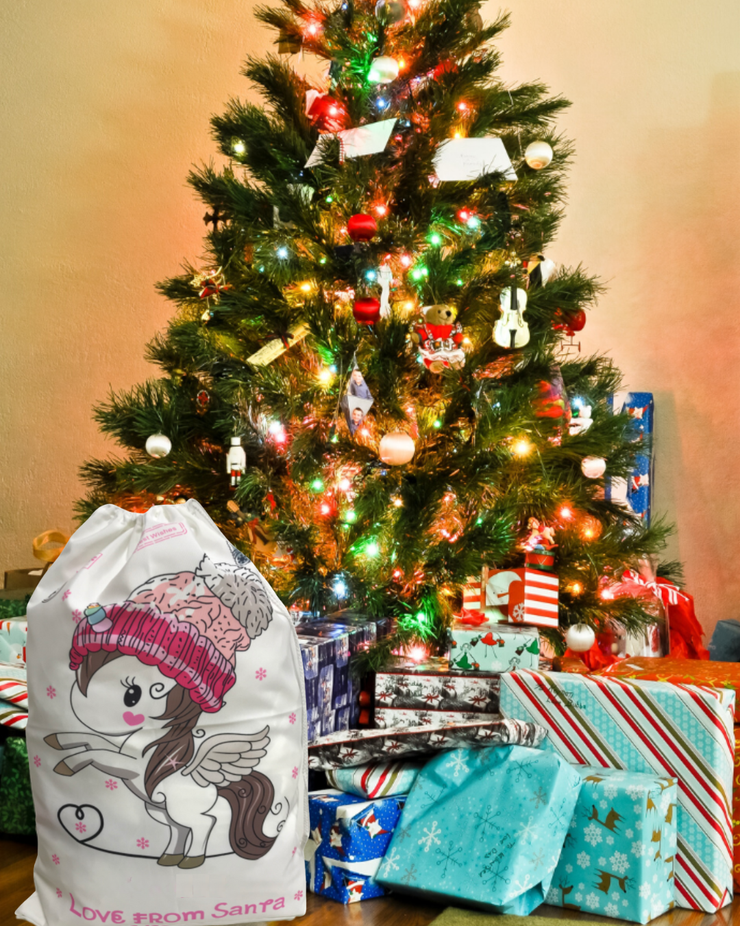 Christmas Sack - Unicorn