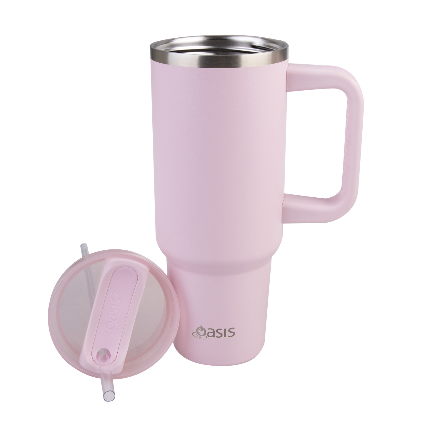 Oasis Insulated Commuter Travel Tumbler 1.2L - Pink Lemonade