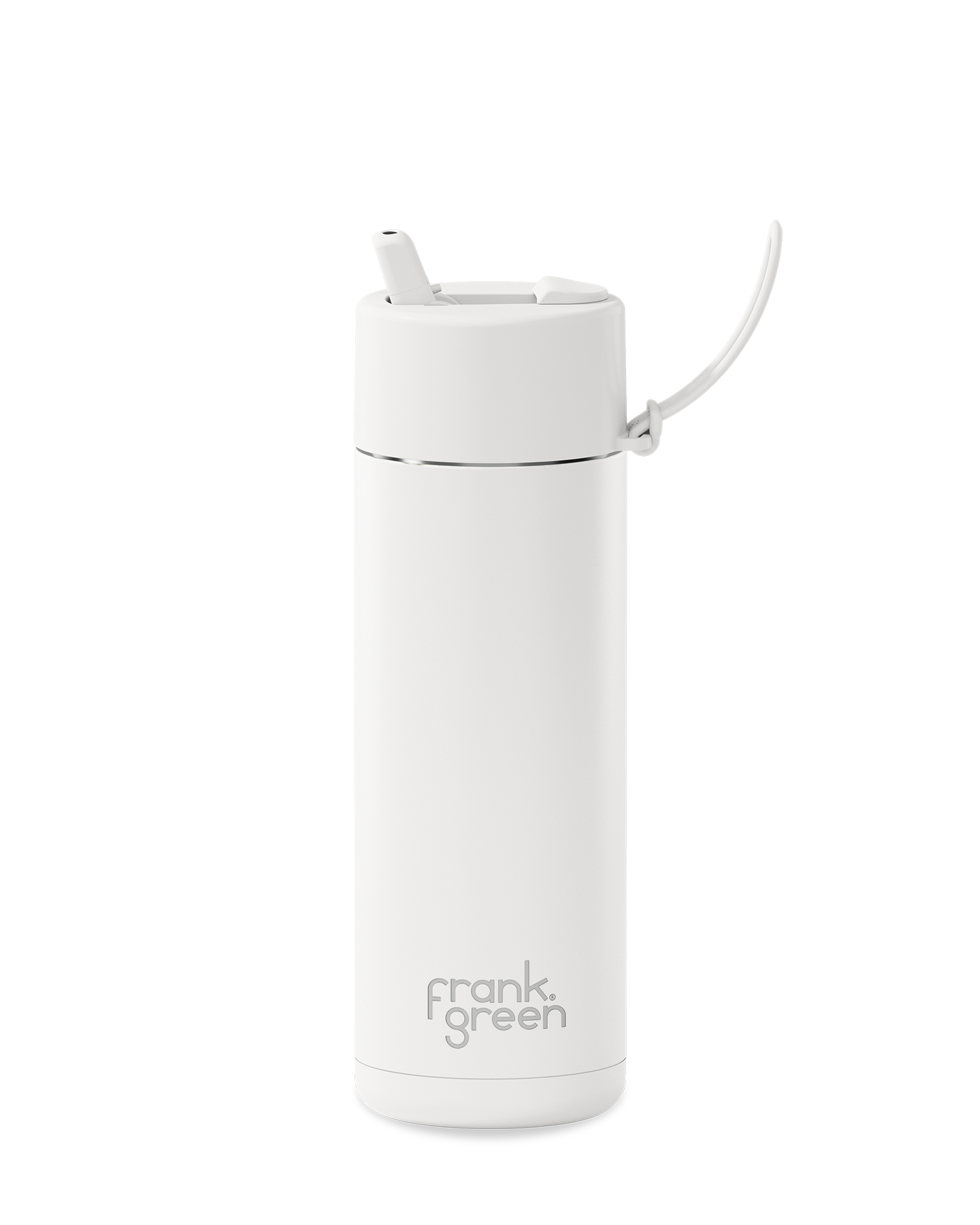 Ceramic Reusable Bottle with Flip Lid - Cloud - (595ml)