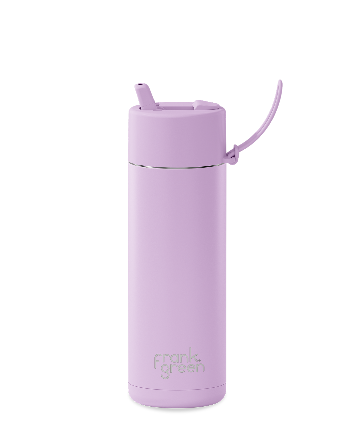 Ceramic Reusable Bottle with Flip Lid - Lilac Haze - (595ml)