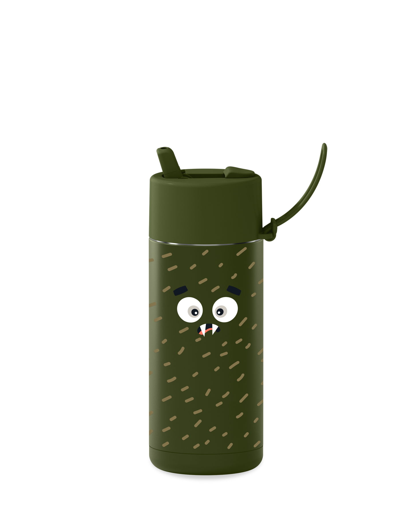 franksters Ceramic Reusable Bottle - Khaki Scout - 475ml