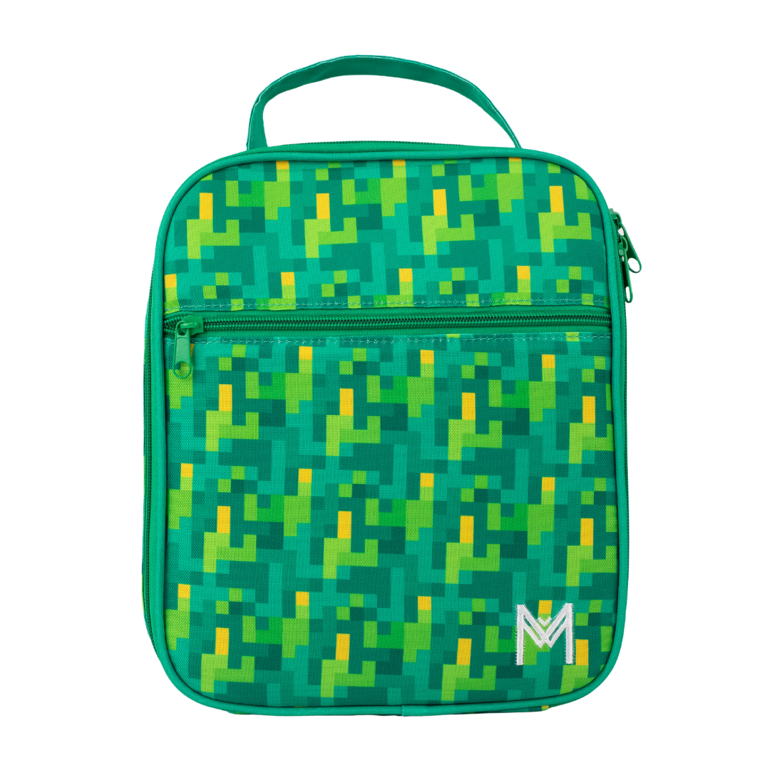 MONTIICO LARGE INSULATED LUNCH BAG - PIXEL