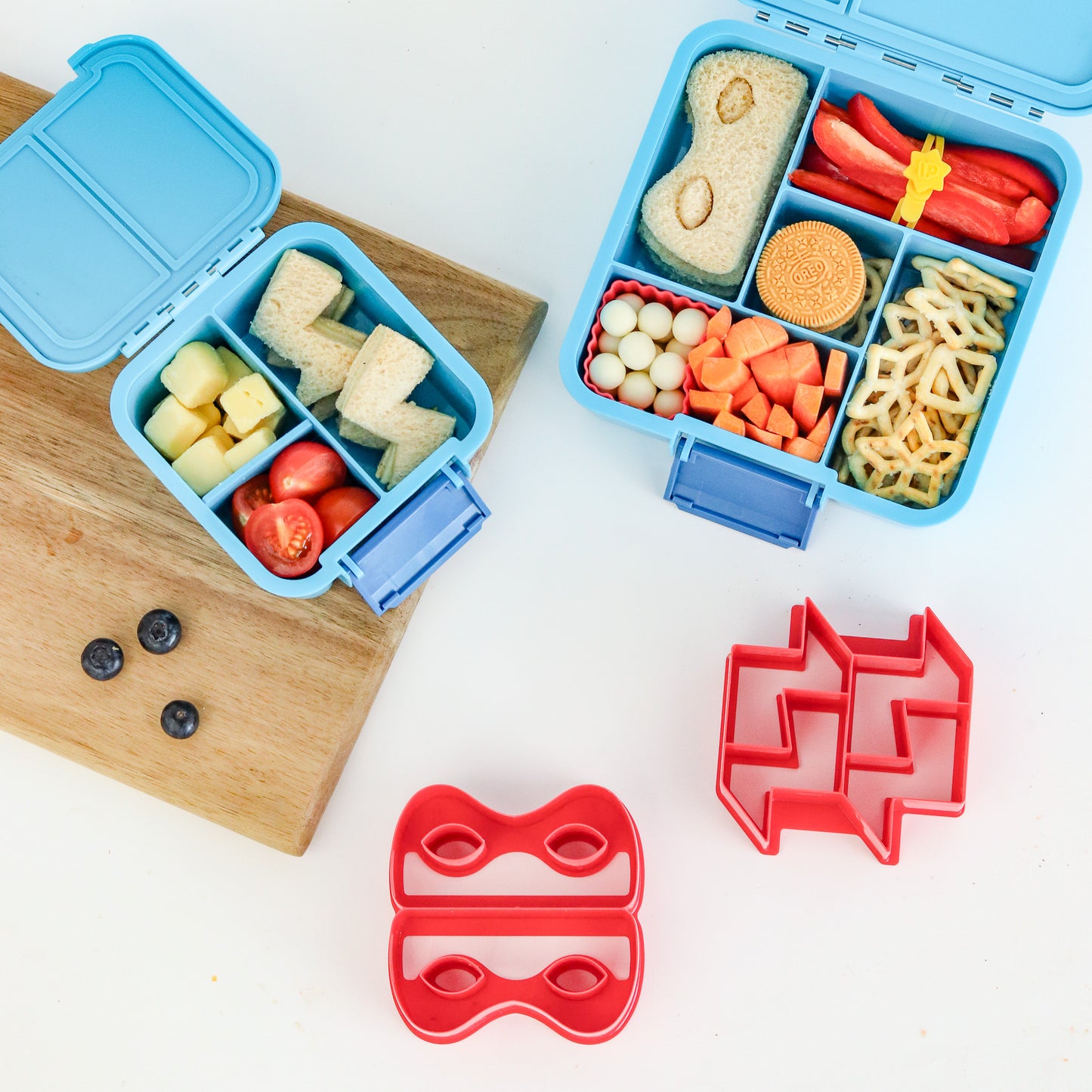 Lunch Punch Sandwich Cutter Set - Super Hero