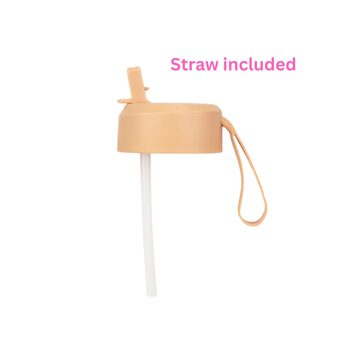 SIPPER LID + STRAW 475ML - DUNE