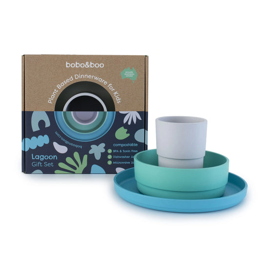 Plant-Based Dinnerware Set - Lagoon