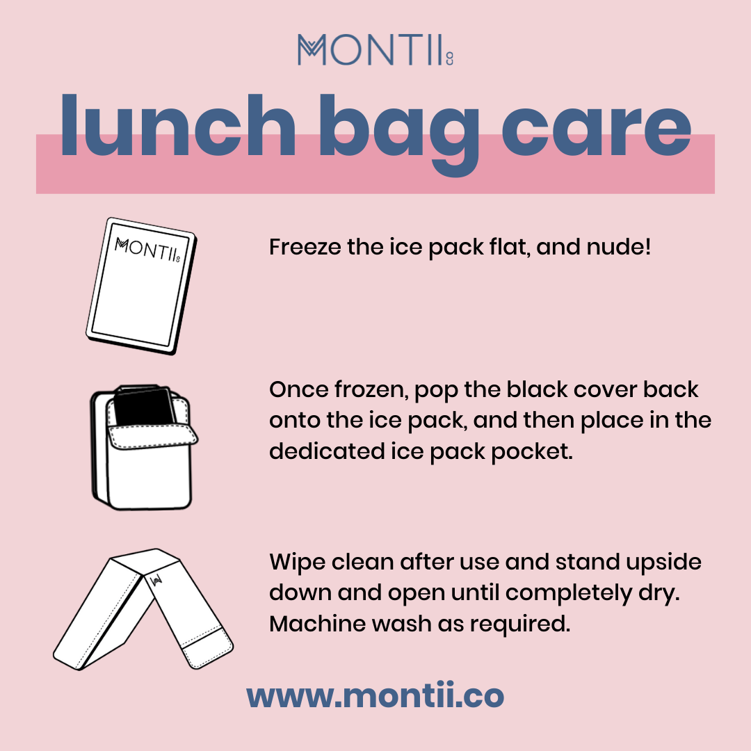 MONTIICO MINI INSULATED LUNCH BAG - RAINBOWS