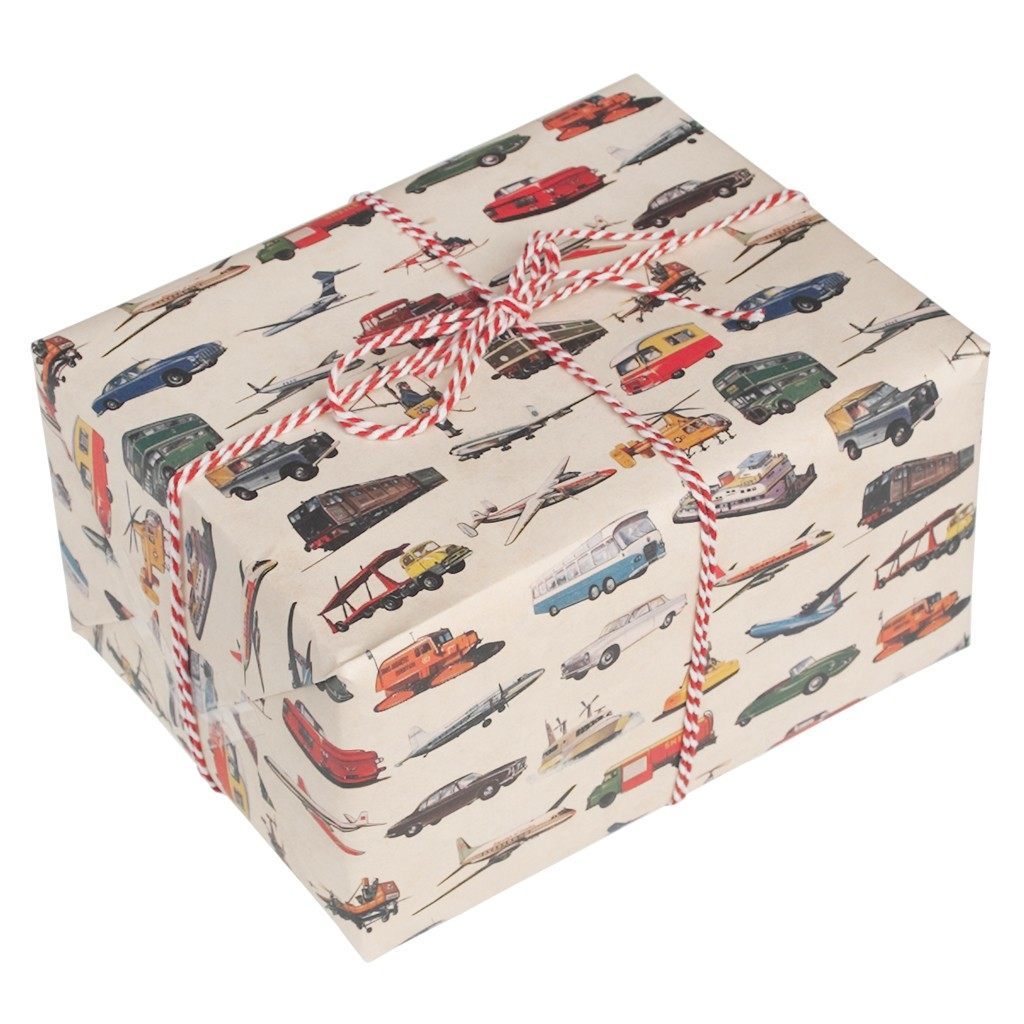 Vintage Transport Wrapping Paper