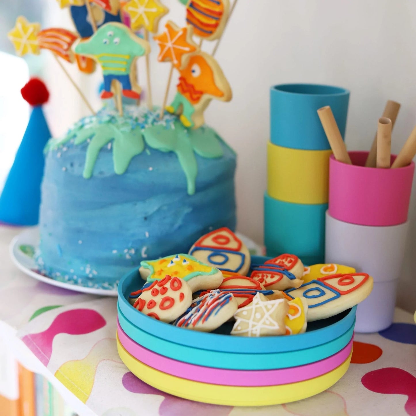 Plant-Based 3 Pack of Cups - Lagoon (300ml)