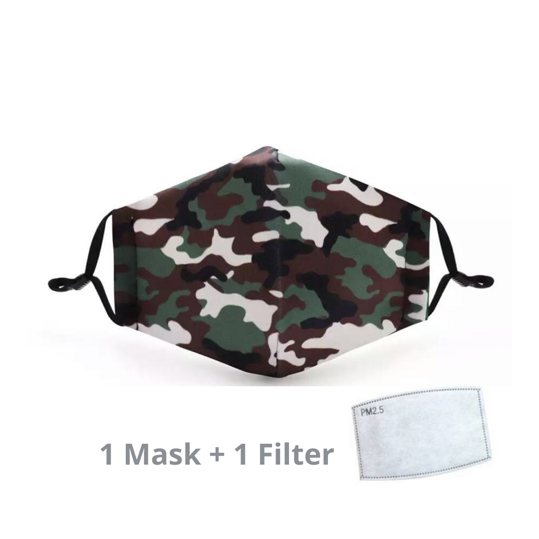 Stylish Re-usable Kids' Face Mask - Cameo