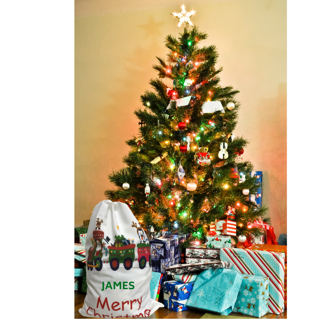Personalised Christmas Sack - Santa's Express
