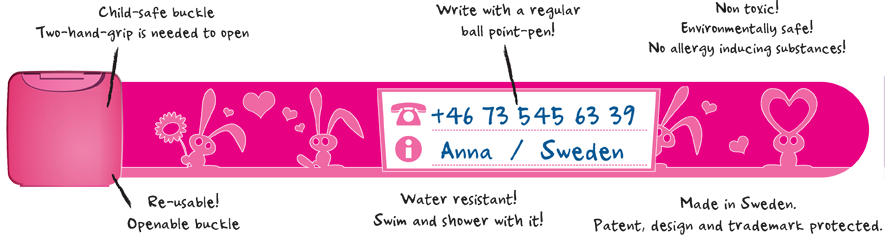 Unicorn ID Wristband