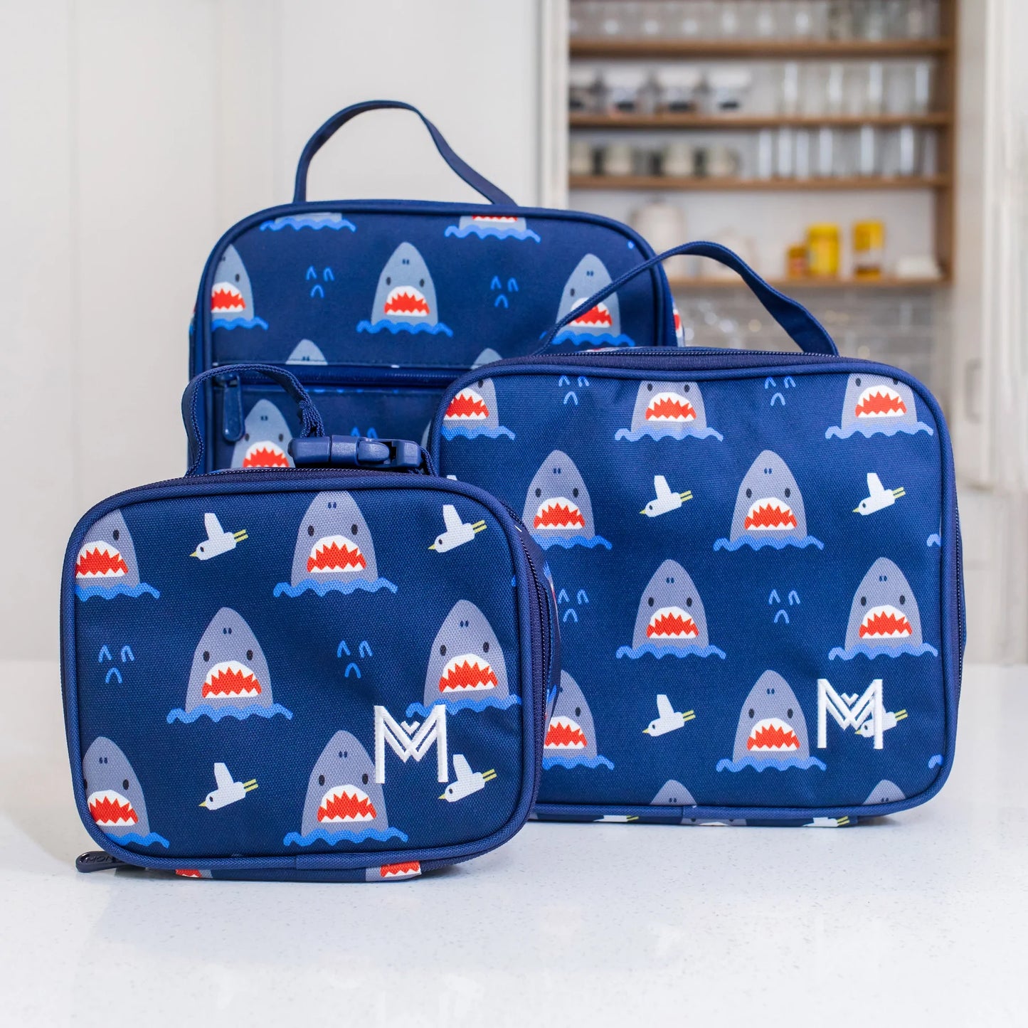 MONTIICO MINI INSULATED LUNCH BAG - SHARKS