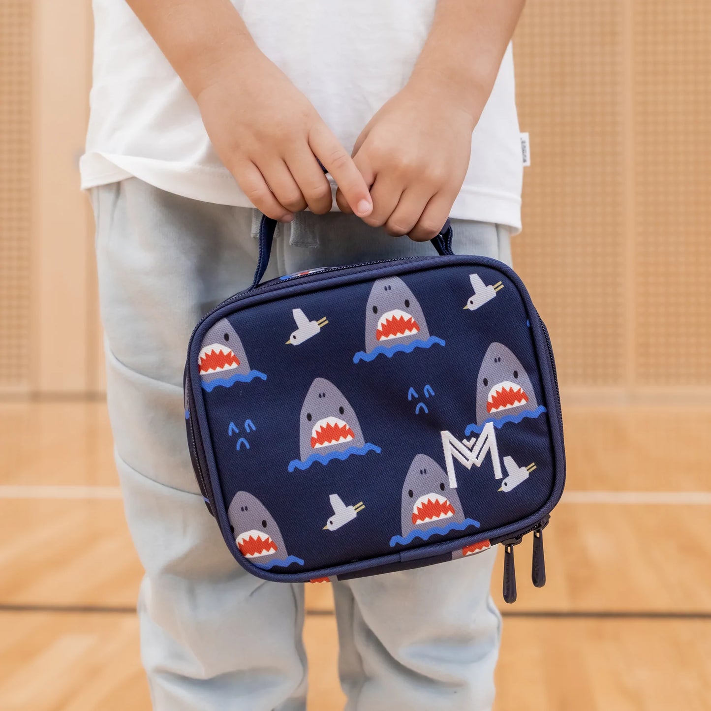 MONTIICO MINI INSULATED LUNCH BAG - SHARKS