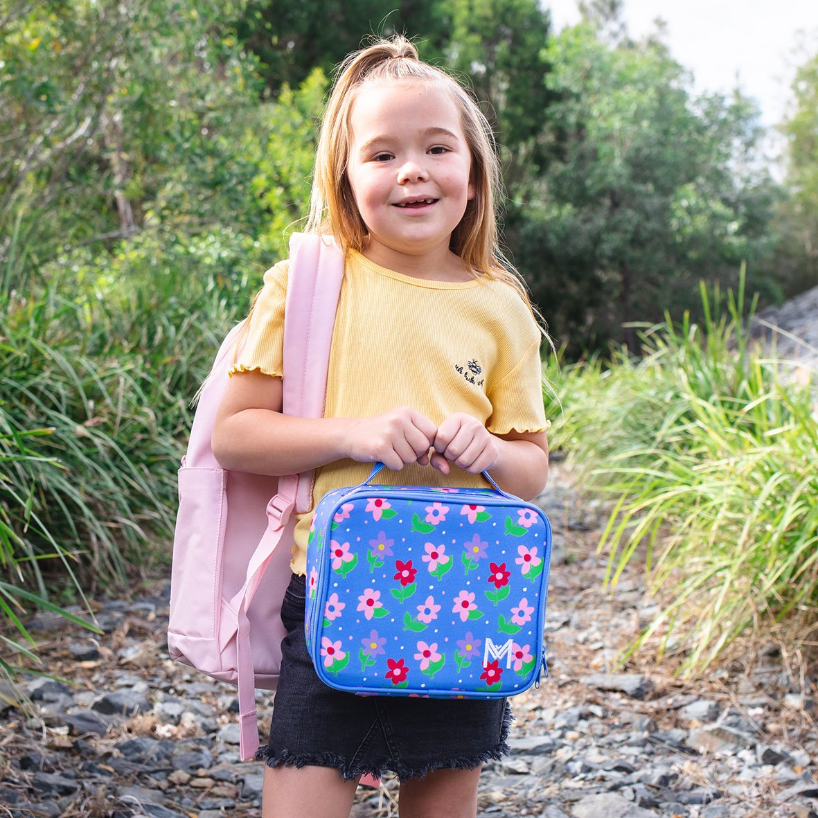 MONTIICO MEDIUM INSULATED LUNCH BAG - PETALS