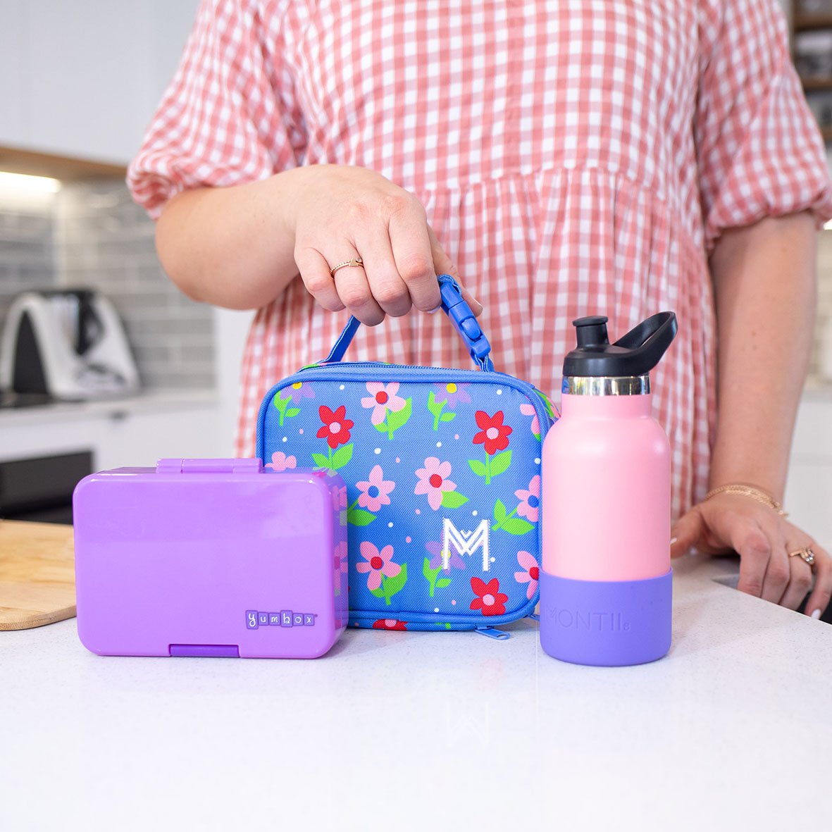 MONTIICO MINI INSULATED LUNCH BAG - PETALS