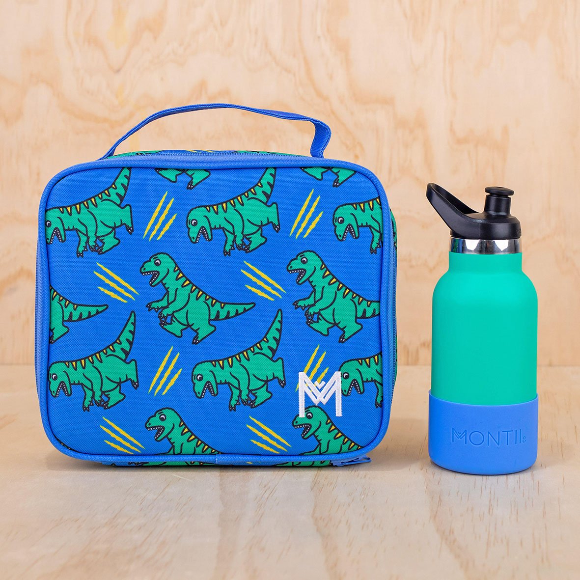 MONTIICO MEDIUM INSULATED LUNCH BAG - DINOSAUR