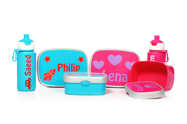 Kids snack box personalised by us!