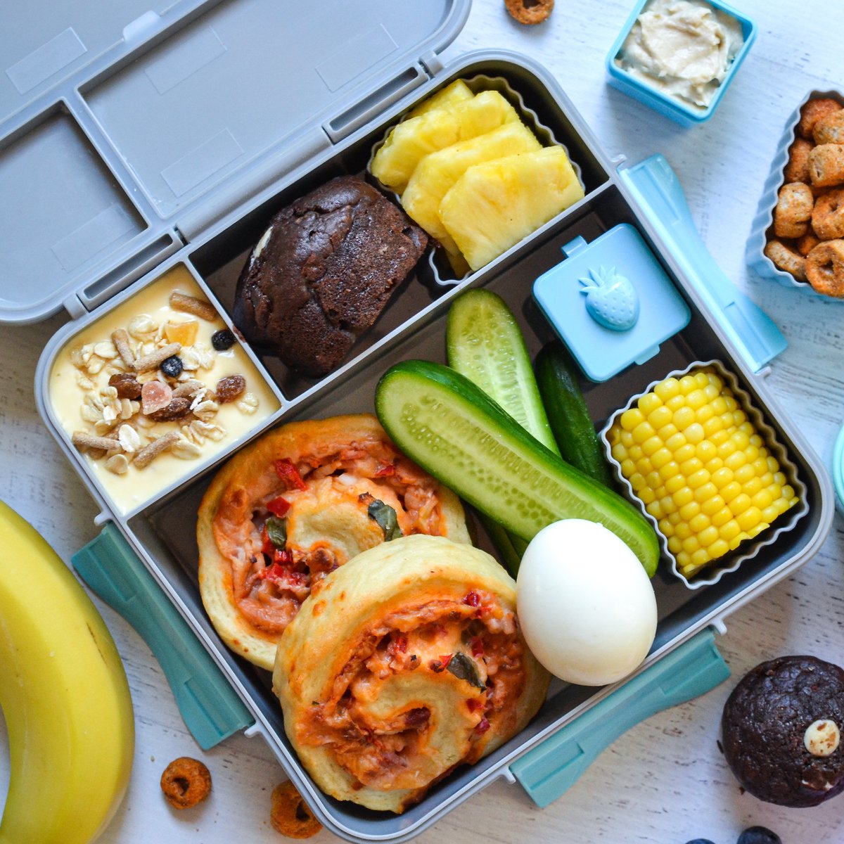 DIP & SAUCE BOXES - Light Blue