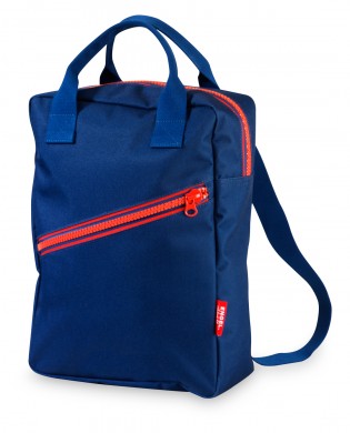 Backpack large 'Zipper Dark Blue'