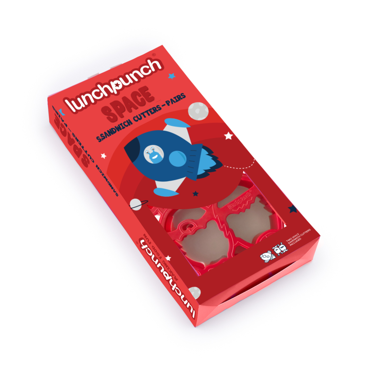 Lunch Punch Sandwich Cutter Set - Space