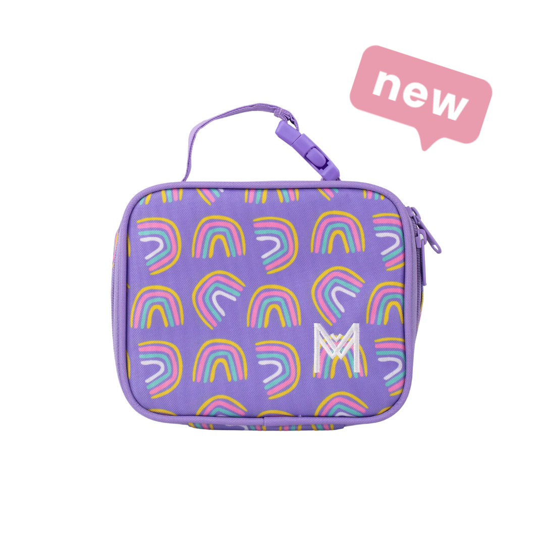 MONTIICO MINI INSULATED LUNCH BAG - RAINBOWS