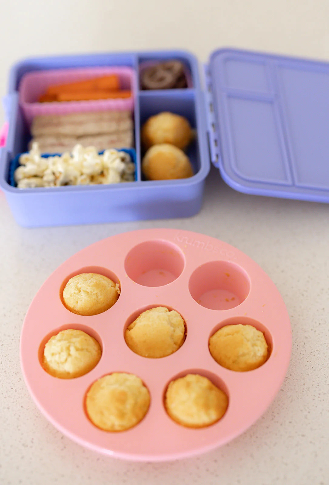 Krumbsco Lunchbox Bites - Round - Muffin