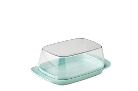 Butter dish - retro green