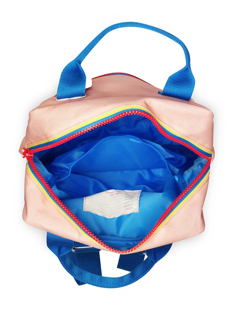 Backpack large 'Zipper Pink'