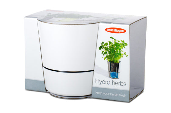 Hydro Herb Pot - White