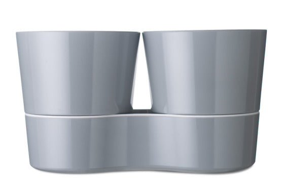 Hydro Herb Twin Pot - Grey