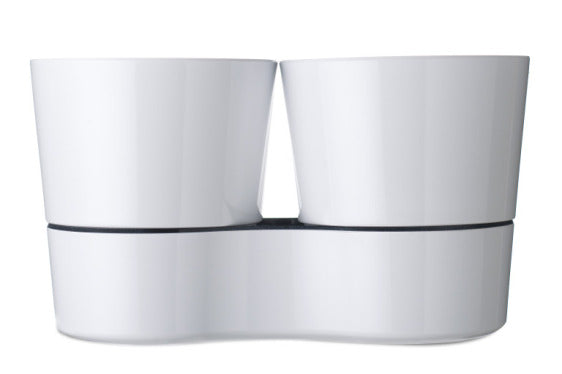 Hydro Herb Twin Pot - White