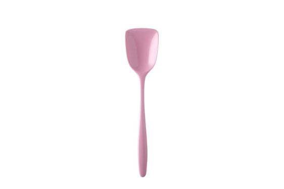 Retro pink spoon