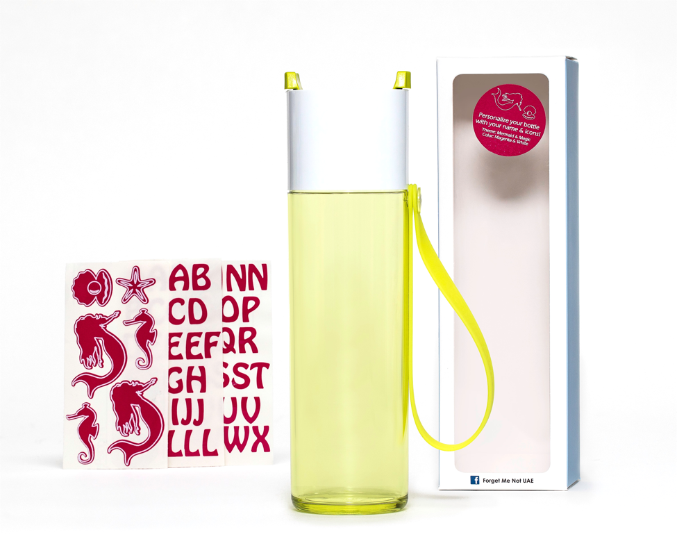 DIY Mermaid - Just water bottle lime - 500ml