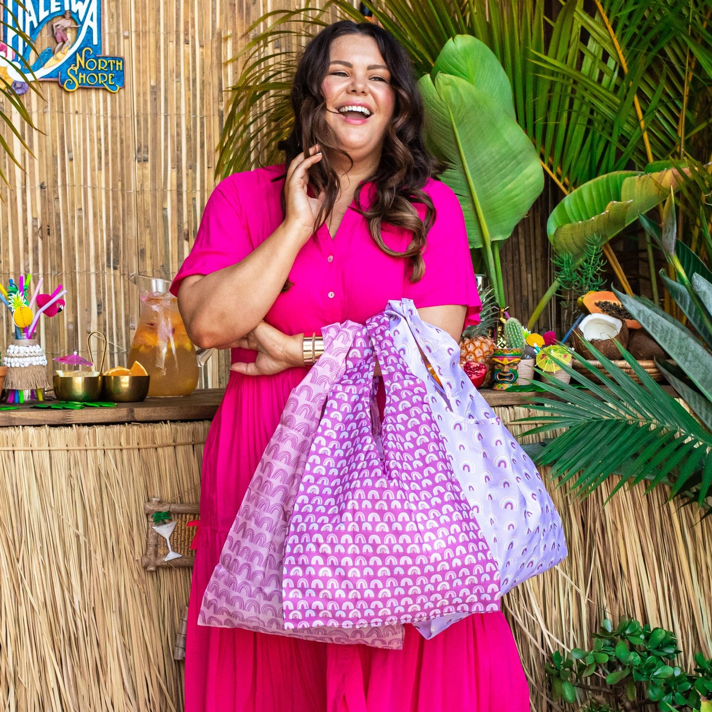 MONTIICO SHOPPER BAG SET - CHASING RAINBOWS