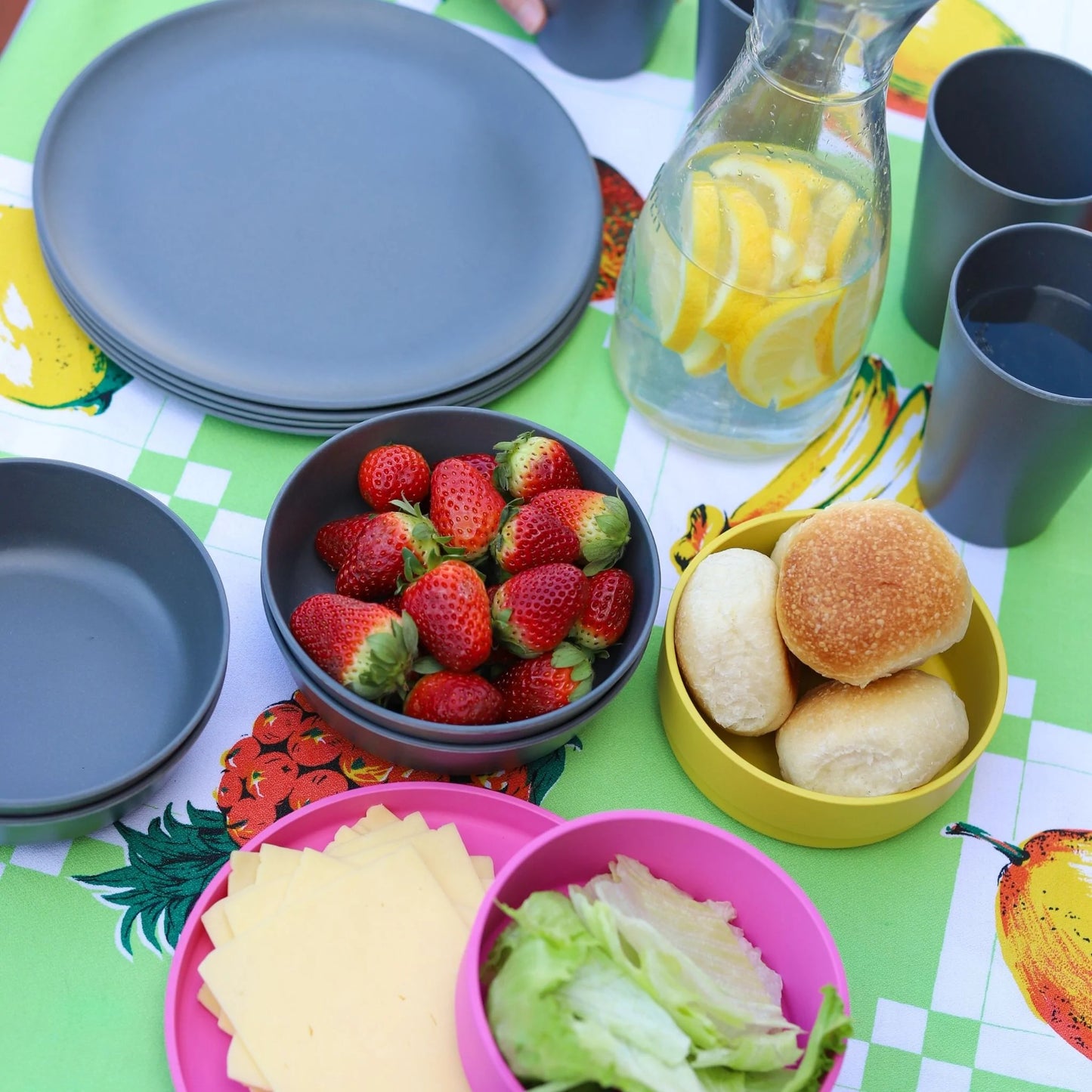 Plant-Based Plates (20cm) - Individual - Pink