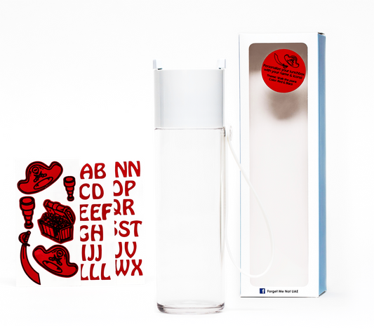 DIY Pirate - Just water bottle white - 500ml