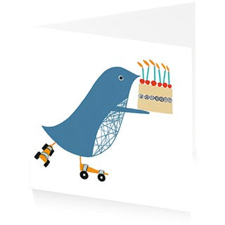 Birthday card - Roller Cake