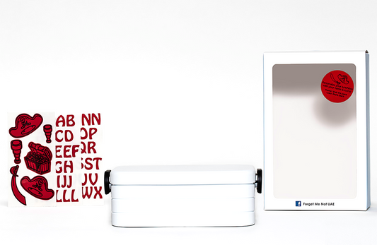 DIY Pirate - Lunchbox with divider - white
