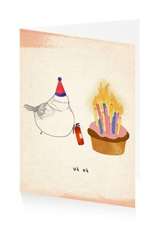 Birthday card - Uh Oh!