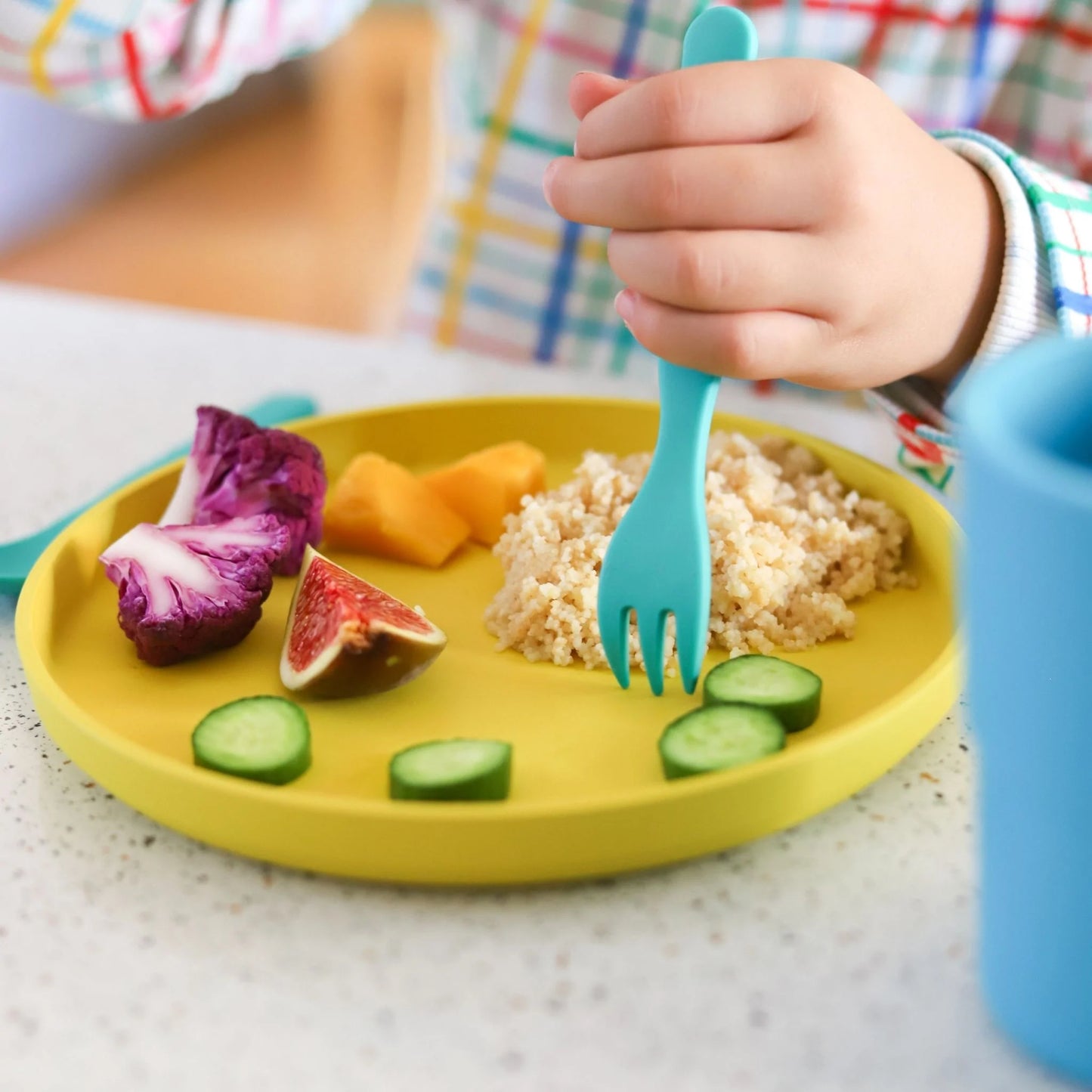 Plant-Based Plates (20cm) - Individual - Yellow