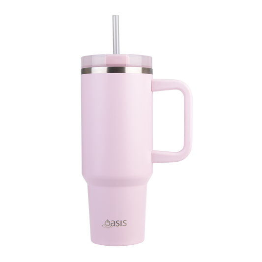 Oasis Insulated Commuter Travel Tumbler 1.2L - Pink Lemonade