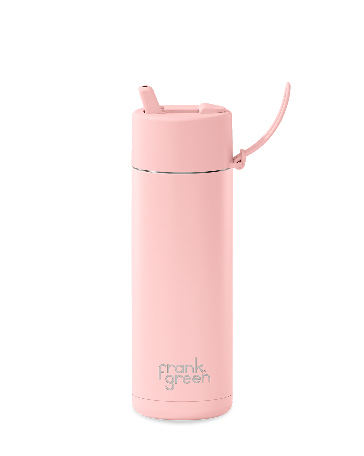 Ceramic Reusable Bottle with Flip Lid - Blush - (595ml)