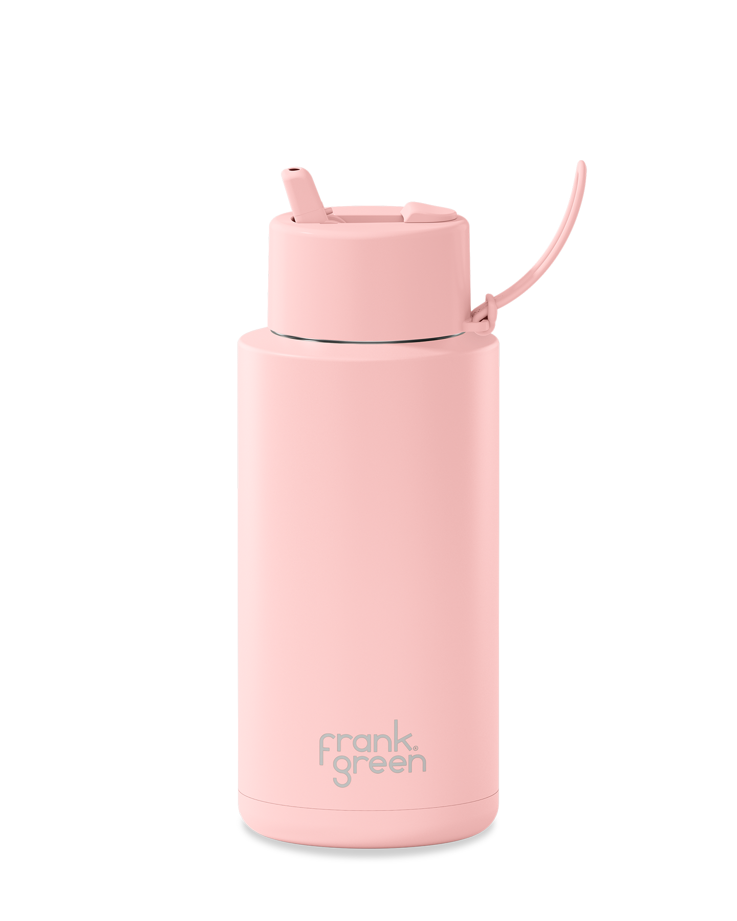Ceramic Reusable Bottle with Flip Lid - Blushed - (1L)