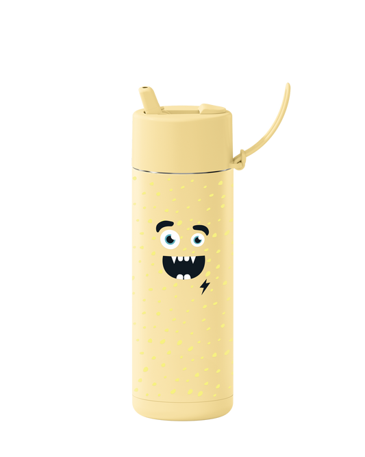 franksters Ceramic Reusable Bottle - Buttermilk Splash - 595ml