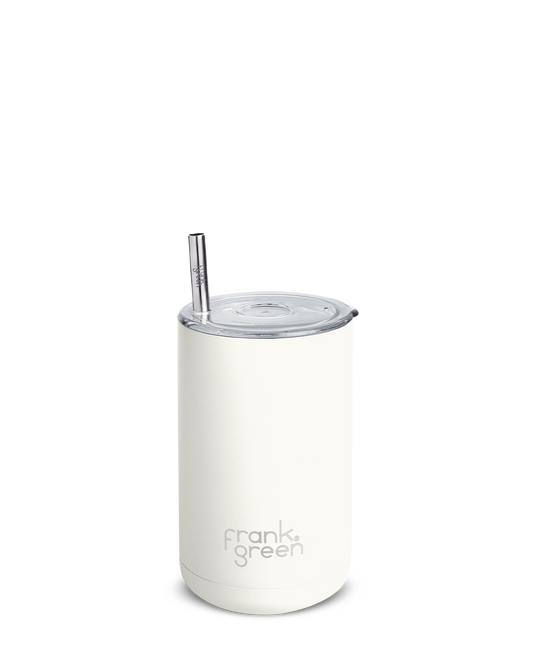 Iced Coffee Cup with Straw - Cloud - 425ml