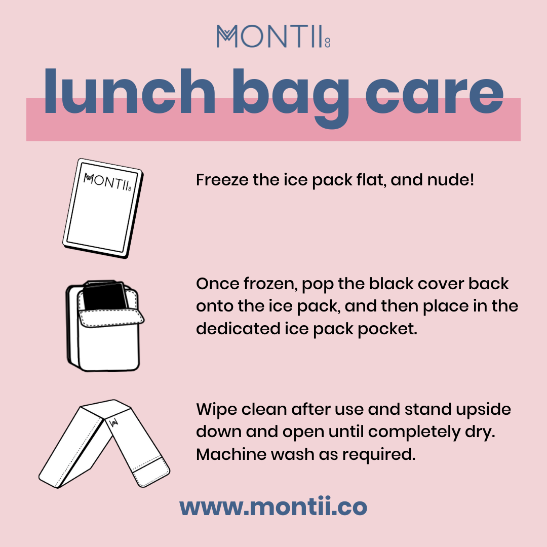 MONTIICO MINI INSULATED LUNCH BAG - PETALS