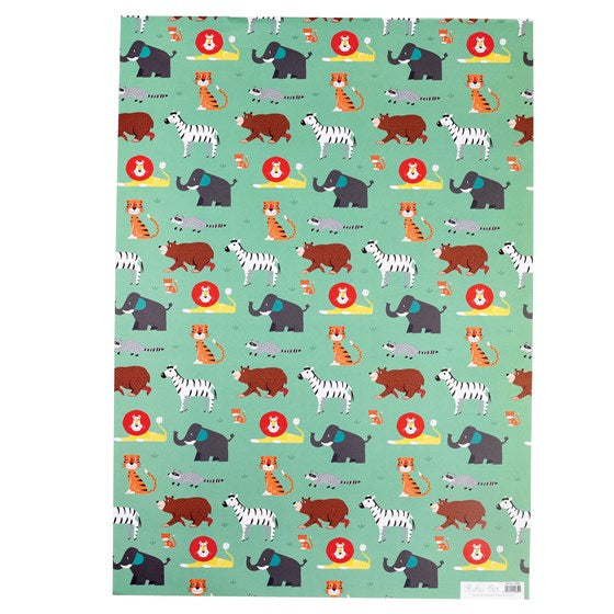 Animal Park Wrapping Paper