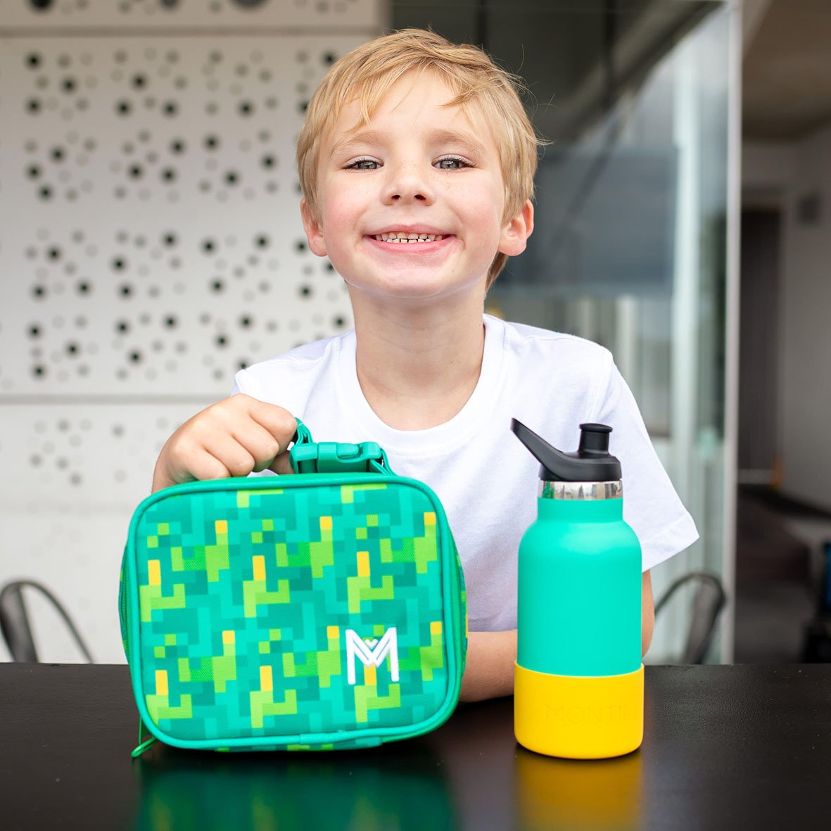 MONTIICO MINI INSULATED LUNCH BAG - PIXELS