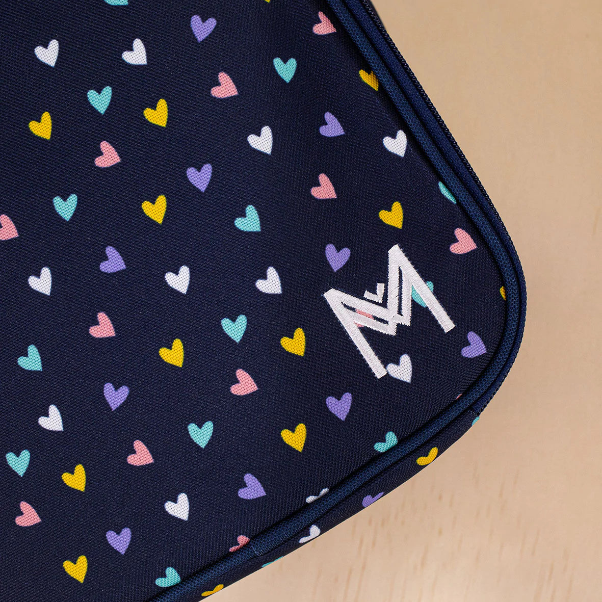 MONTIICO LARGE INSULATED LUNCH BAG - HEARTS