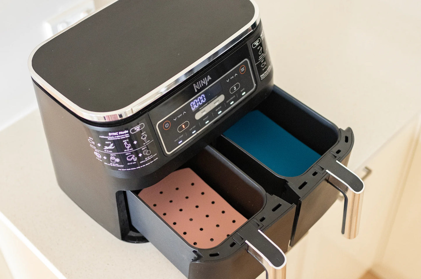 Krumbsco Reusable Baking Mats - Rectangle - Air Fryer Size